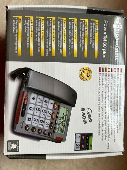 Photo of free Powertel 60+ big button land line phone (Long Melford CO10) #1