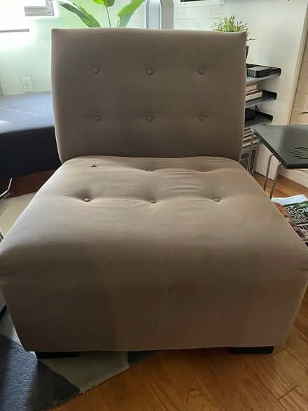 Photo of free Crate and Barrell Armless Chair (East Harlem, above 125th St) #2