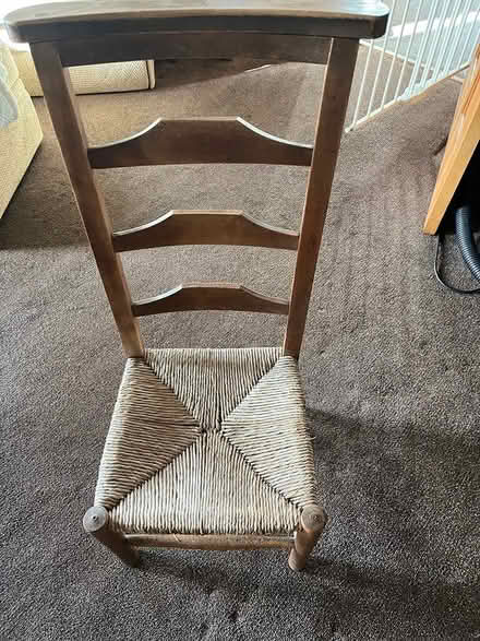 Photo of free Old chair curio child’s seat (LE67 Markfield) #1