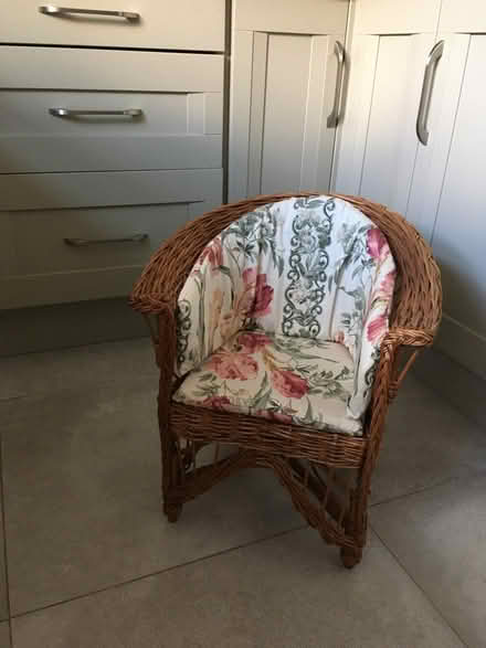 Photo of free Wicker chair for child (Walbottle NE15) #1