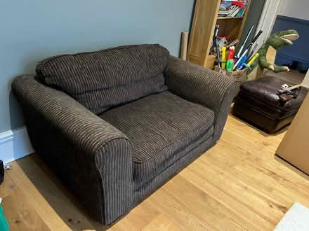 Photo of free Snuggler / small sofa (Gosforth NE3) #1