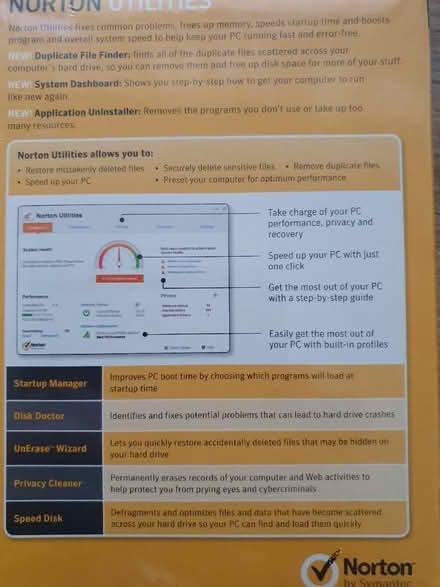 Photo of free Norton Utilities - New Sealed (Winchmore hill N21) #2