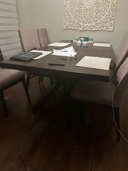 Photo of free Large table (Meadowvale) #1