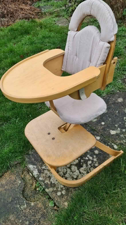 Photo of free Svan wooden highchair toddler seat (Padbury, Buckingham) #1