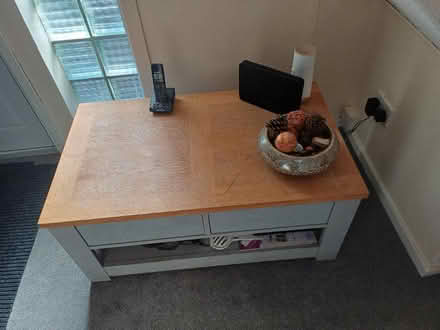 Photo of free Heavy wood coffee table (leighton buzzard LU7) #2