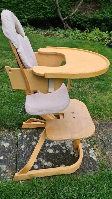Photo of free Svan wooden highchair toddler seat (Padbury, Buckingham) #2