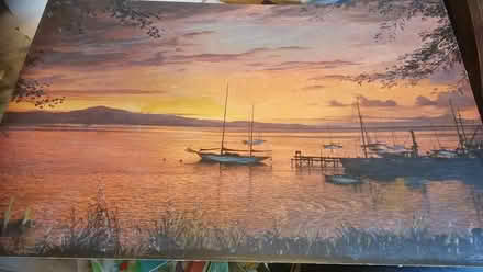 Photo of free Large painting of boats (Meersbrook S8) #1