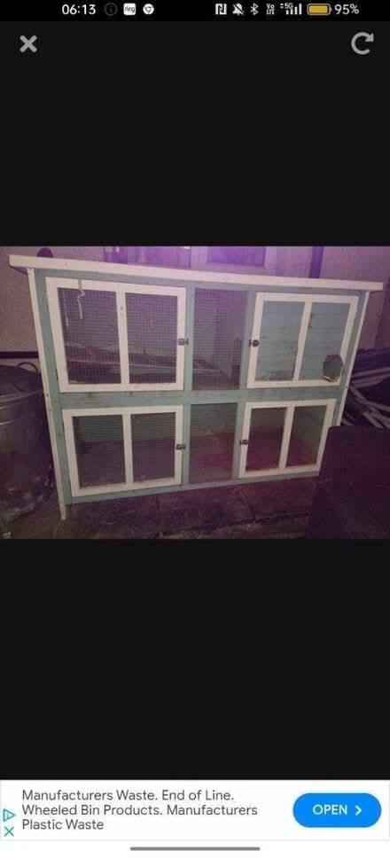 Photo of free large rabbit hutch (Tottenham) #1