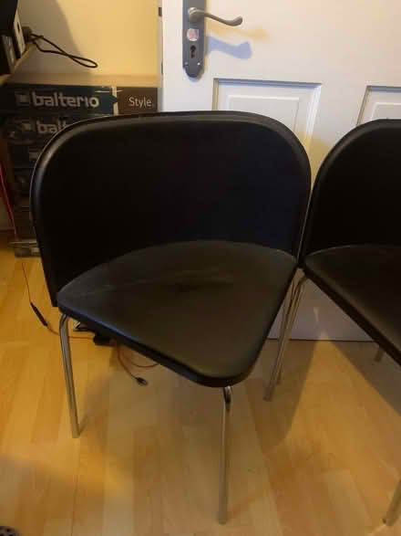 Photo of free Fake leather chairs x 2 (N1 Dalston) #3