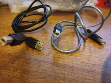 Photo of free USB type A to B device cable compatible with most printers (Sandilands CR0) #1