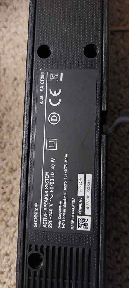 Photo of free Soundbar & subwoofer (not working) (BT6) #1
