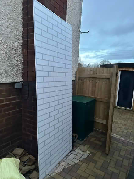 Photo of free Bathroom wall panel 2.4m x 1m (Montford Bridge) #1