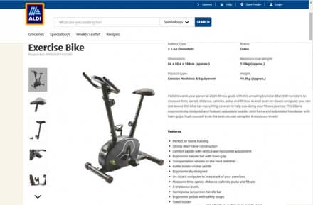 Photo of free ALDI static exercise bike (Blacon CH1) #1