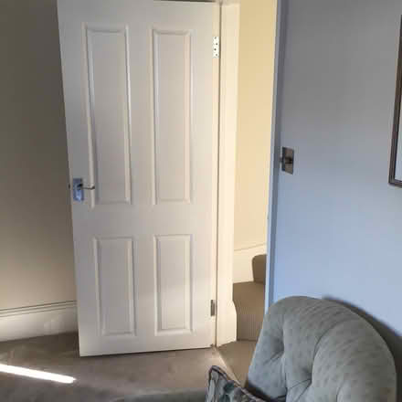 Photo of free white painted internal doors (SW15) #1