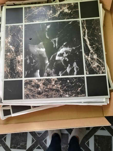 Photo of free Sticky back floor tiles (Houghton le spring) #1
