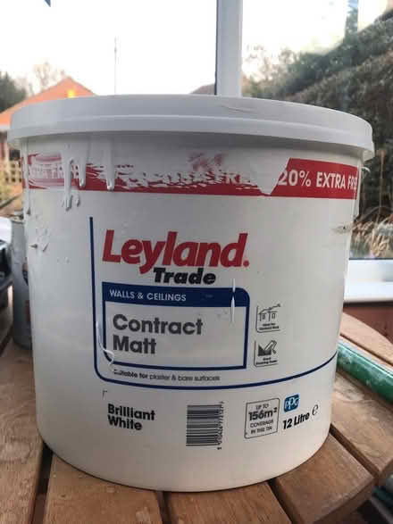 Photo of free White Matt Emulsion Paint (Chapeltown S35) #1