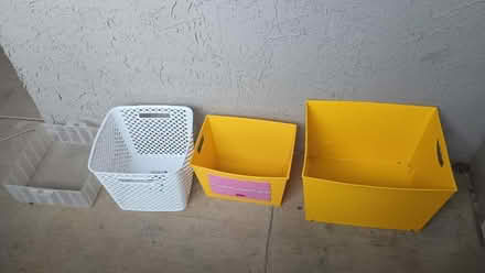 Photo of free Storage bins (75237) #1