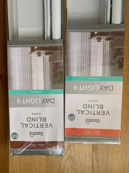 Photo of free 2 x new and unused rails for vertical blinds /slatted blinds (Wooburn Green HP10) #1