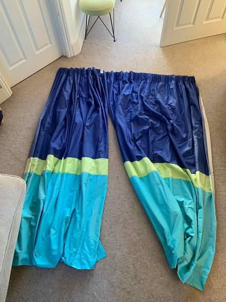 Photo of free Curtains & rail (Castle MK40) #1