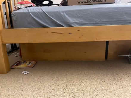 Photo of free Twin Bunker Bed - Natural Maple (Mountain View San Antonio) #2