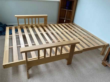 Photo of free Futon double sofa bed frame (Whitton - TW2) #1
