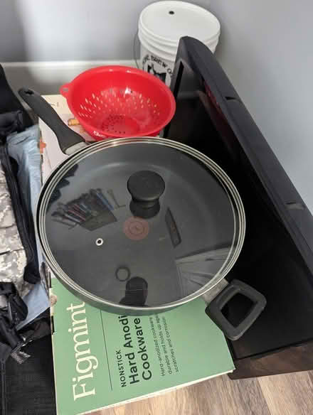 Photo of free Pots, pans, drainer (Union Square) #1