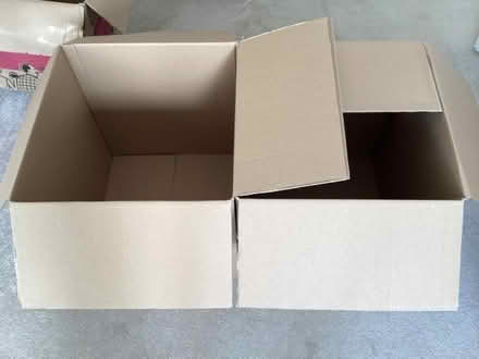 Photo of free Cardboard packing boxes x 2 (Eastbourne BN20) #1