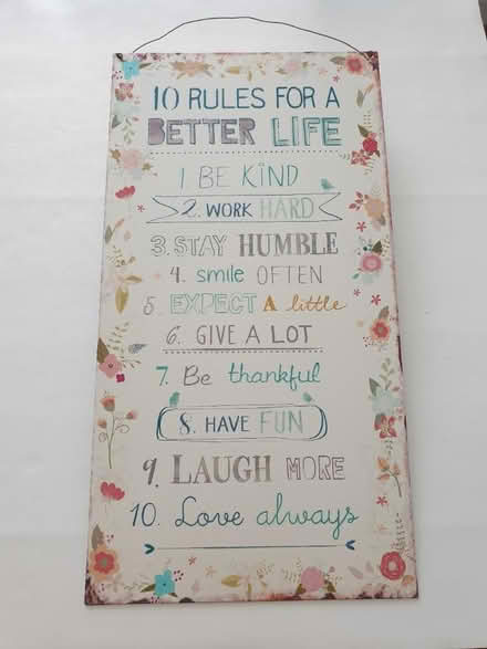 Photo of free Pretty Hanging Metal Wall Art (EX8) #1