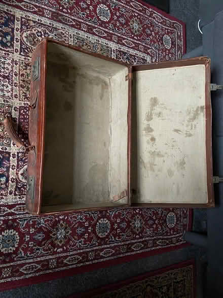 Photo of free Shabby leather suitcase (Stockport SK6) #2