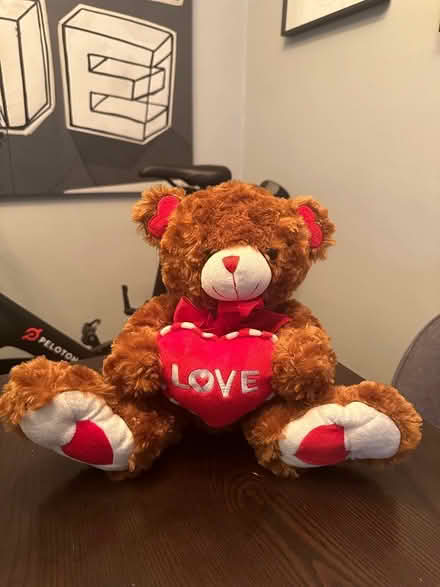 Photo of free Never Used “Love” Teddy Bear (Upper East Side) #1
