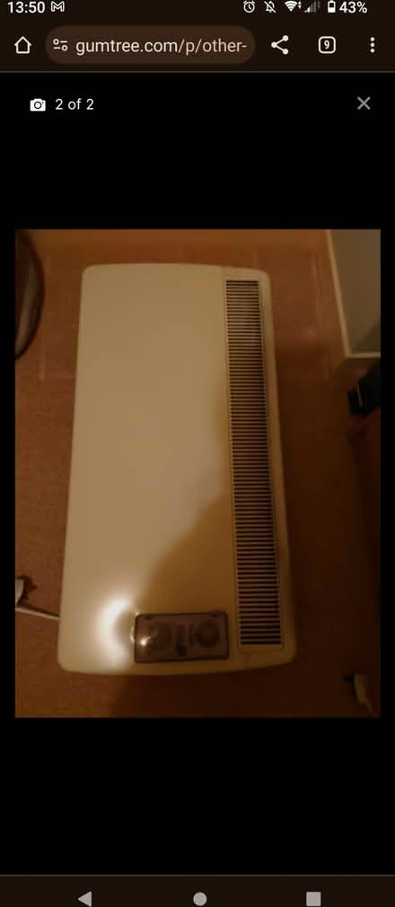 Photo of free Wall mounted heater (Yatton Keynell SN14) #2