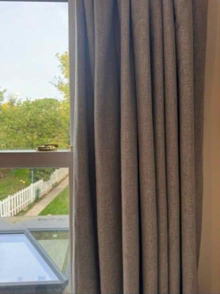 Photo of free Thermal blackout grey pair curtains (BR7) #2