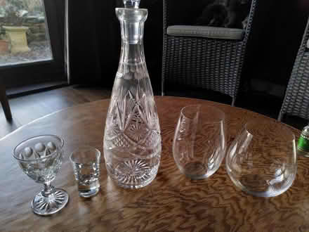 Photo of free Decanter and Glasses (Middle Tysoe CV35) #1