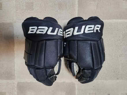Photo of free Bauer hockey gloves youth (Hazlet, NJ) #1