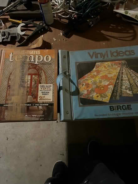 Photo of free 2 vintage vinyl/wall paper catalogs (7 Hills) #2