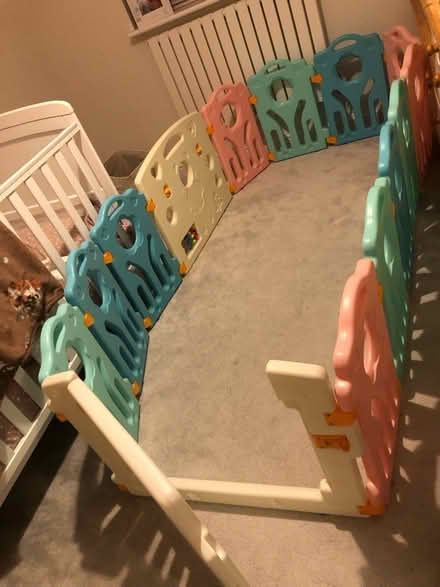Photo of free Baby play pen with gate (West Derby) #3