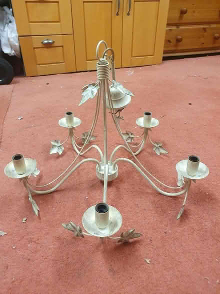 Photo of free Ceiling Light in Distressed/Antique Beige/Green (Shenley Lodge MK5) #4