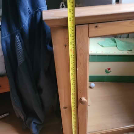 Photo of free Pine bathroom cabinet (Leigh kent) #4