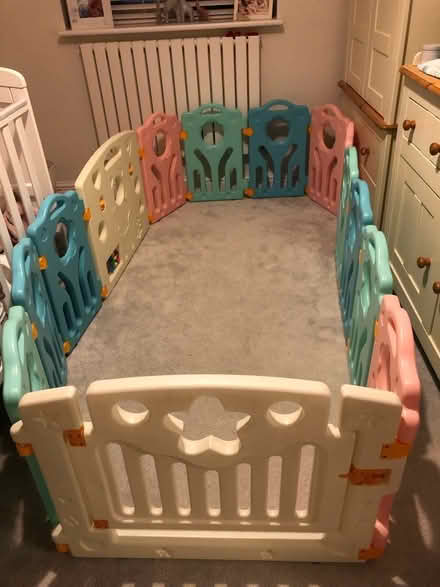 Photo of free Baby play pen with gate (West Derby) #1