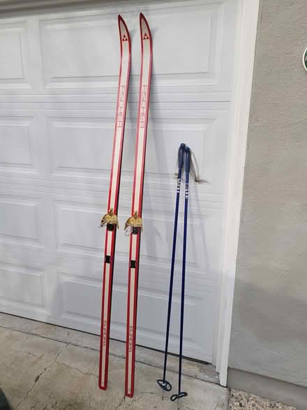 Photo of free Vintage cross-country ski gear (Cherry Chase neighborhood) #3