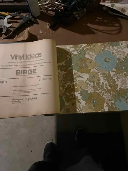 Photo of free 2 vintage vinyl/wall paper catalogs (7 Hills) #1