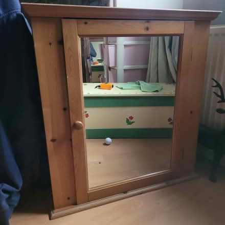 Photo of free Pine bathroom cabinet (Leigh kent) #1