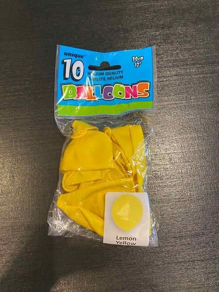 Photo of free Yellow Balloons (YO12 Scarborough) #1