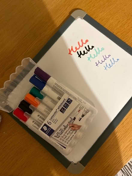 Photo of free Small whiteboard and markers (SE24 Herne Hill) #1