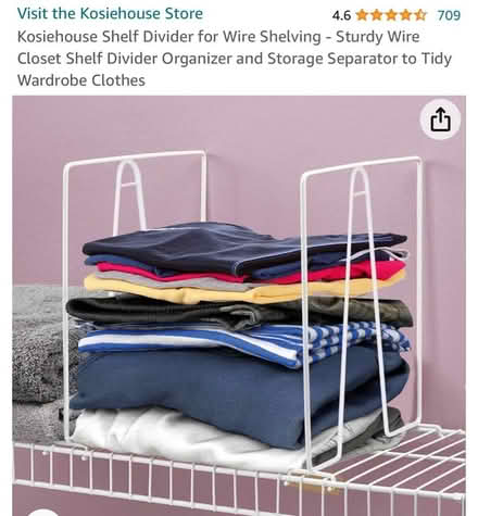 Photo of free Shelf Dividers (Woodley Park) #1