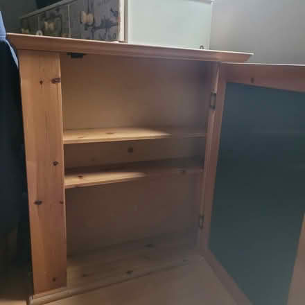 Photo of free Pine bathroom cabinet (Leigh kent) #2