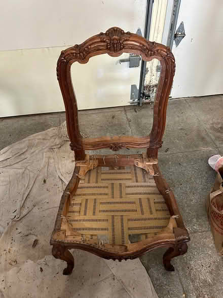 Photo of free 8 chairs - 2 arm chairs 6 no arms (Atherton) #2