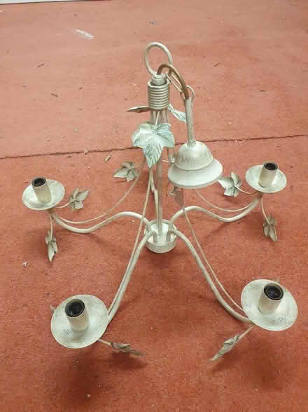 Photo of free Ceiling Light in Distressed/Antique Beige/Green (Shenley Lodge MK5) #1