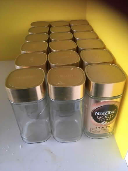 Photo of free Nescafe Coffee Jars with gold lids (Heysham LA3) #1
