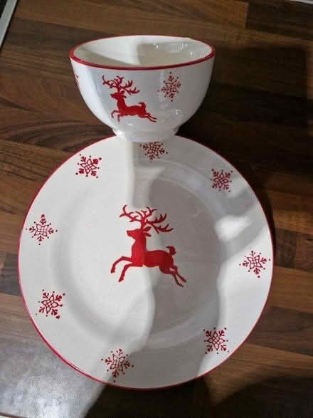 Photo of free Reindeer plates/bowl (Calcot RG31) #1